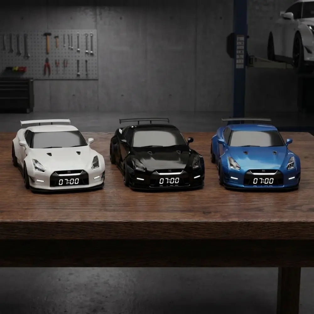 Creative Design Hypercar Alarm Clock Stylish Design Unique Design Digital Display Clock Only Alarm Clock Function Time Display