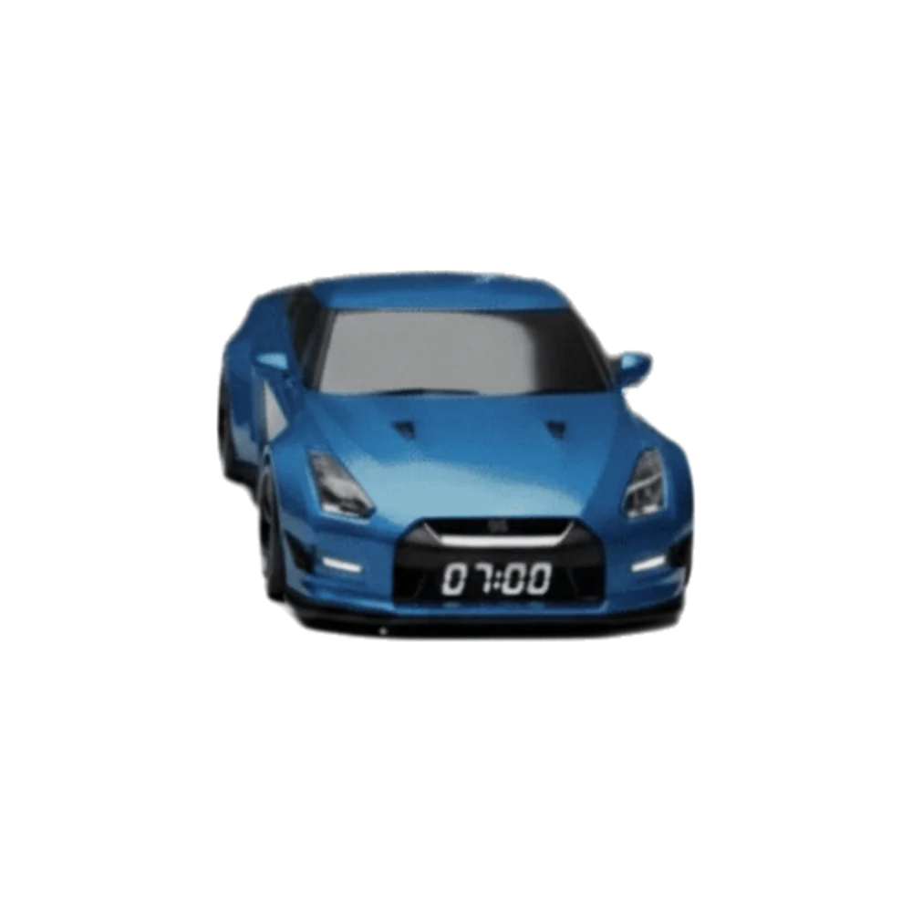 Creative Design Hypercar Alarm Clock Stylish Design Unique Design Digital Display Clock Only Alarm Clock Function Time Display