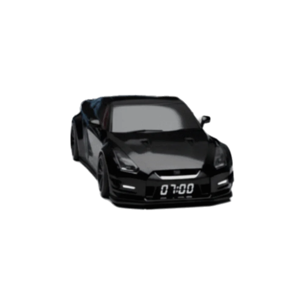 Creative Design Hypercar Alarm Clock Stylish Design Unique Design Digital Display Clock Only Alarm Clock Function Time Display