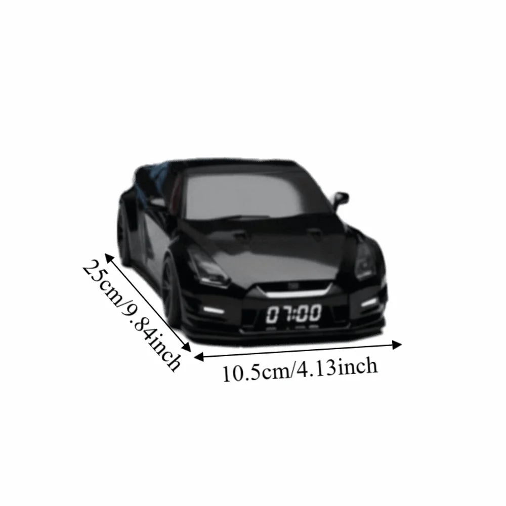 Creative Design Hypercar Alarm Clock Stylish Design Unique Design Digital Display Clock Only Alarm Clock Function Time Display